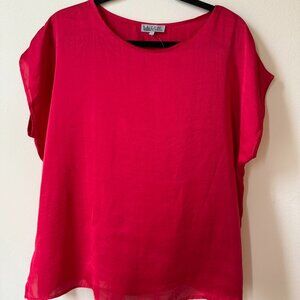 tutu & lilli Red Cap Sleeve Tunic
